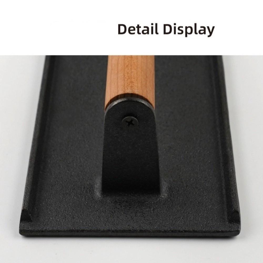 Cast Iron Meat Press Board Flat Top Grill Hamburger Grinder Steak Burger Press  Smash Burger Mold