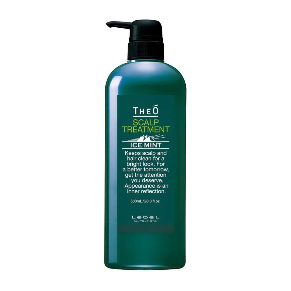 Lebel THEO Szampon do skóry głowy Ice Mint 600ml / Kuracja do skóry głowy Ice Mint 600ml