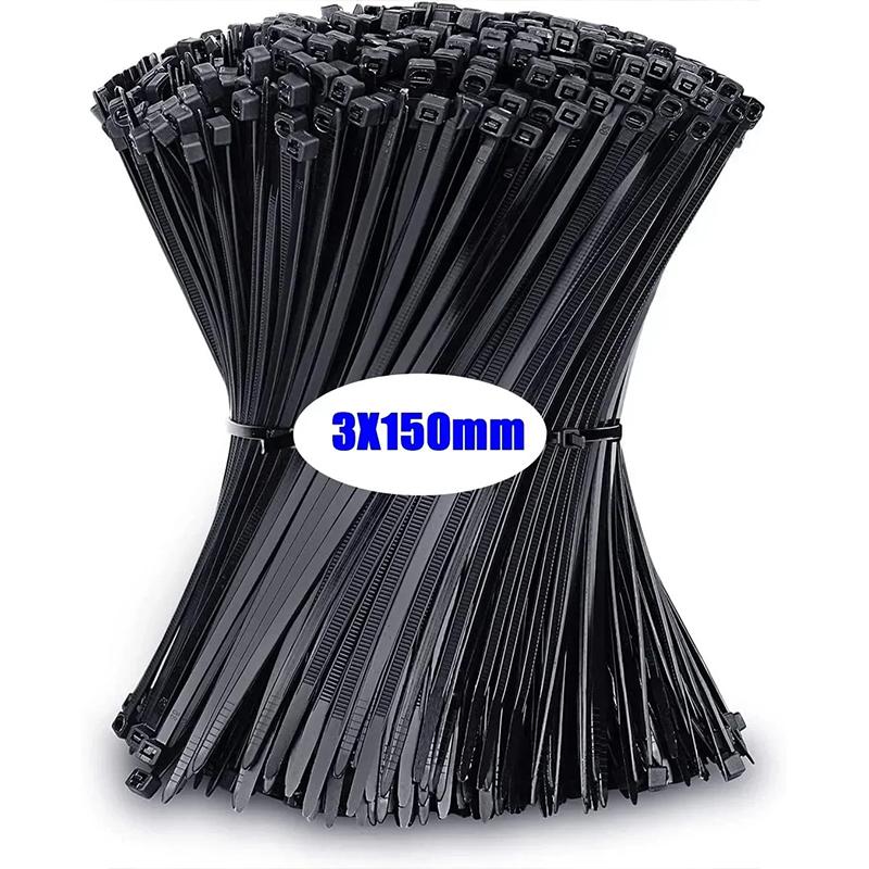 

Plastic Clamping Collar Cable Ties Clamp Greenhouse Plastic Clamps Self Tightening Plastic Necklace Belts 100Pcs Cable Ties