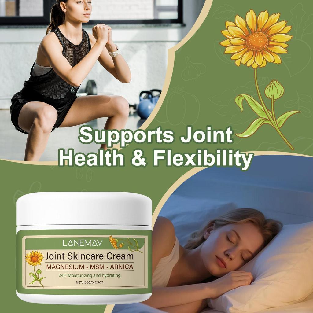 Joint Skincare Cream-Supports Body Relaxation-Provides Deep Skin Hydration-Boosts Mood & Vitality-Suitable For All Skin Types, 100ml