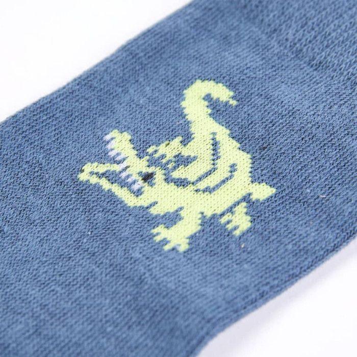 Chaussettes enfant - vidaXL - x5 - Vieux pétrole/Bleu foncé/Bleu moyen - 75% coton - Mixte