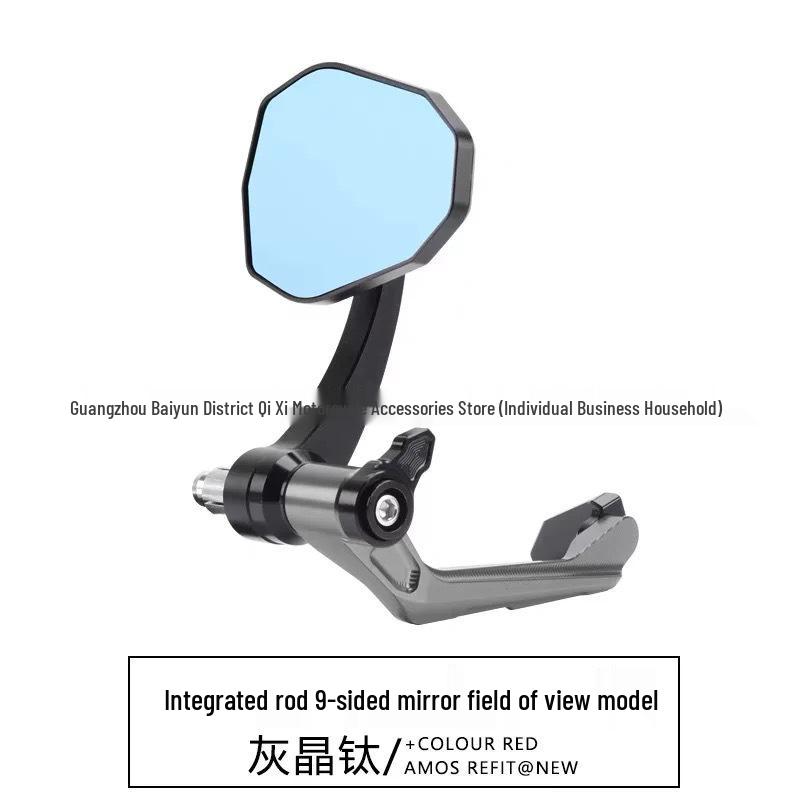 Compatible Handguard Rearview Mirror for Chunfeng NK650/800, NK250/450 – Racing Handguard with Reflective Mirror & Backup Camera.