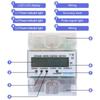 High Precisions Three Phase Electricity Meter with LCD Display 380V Calibrated for Energy Measurement Quick Fixing