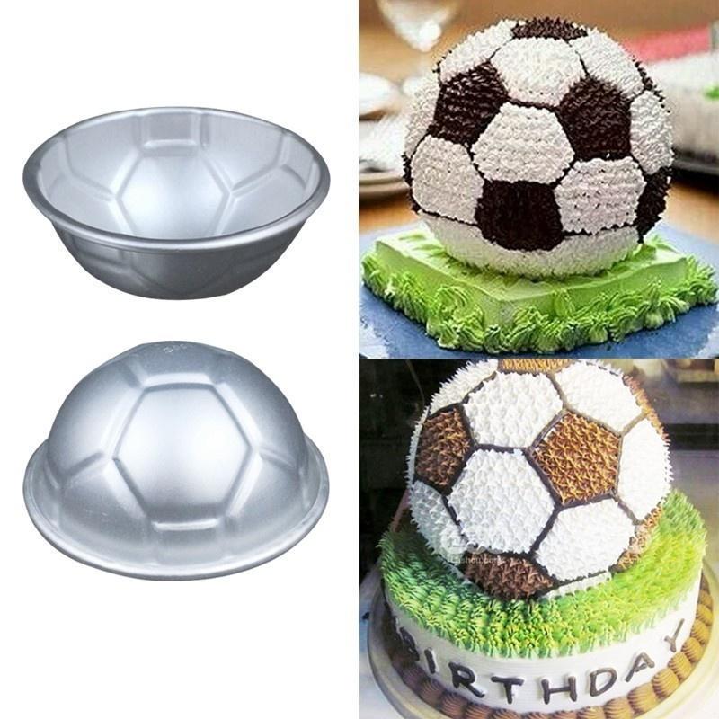 Football Cake Mold DIY Nontoxic Aluminum Birthday Cake Baking Jello