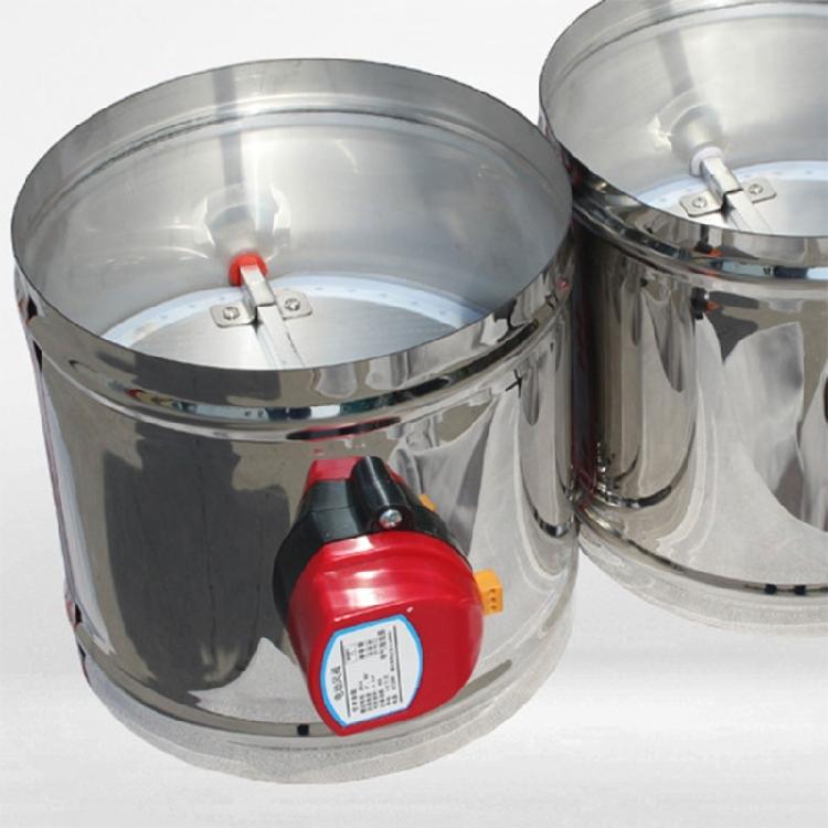 Adjustable Motorized Airflows Control Valves 220vAC Electric Air Damper Valves