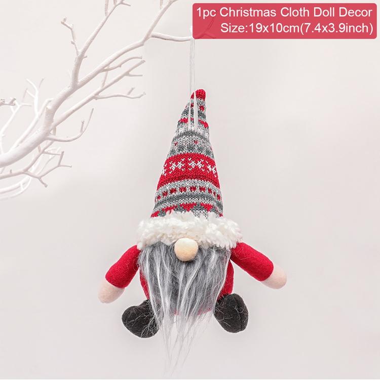 Christmas Gnomes Elf Doll Christmas Decorations 2025 Christmas Ornaments Home Decoration Xmas Gifts Navidad Natal New Year 2025