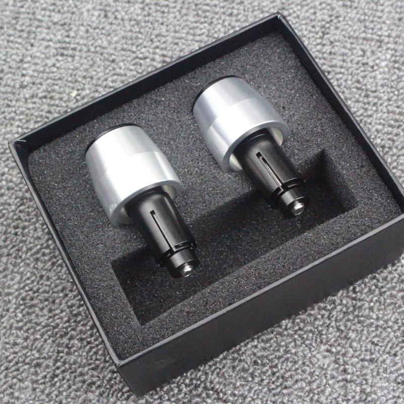 7/8" 22mm CNC Aluminum Universal Motorcycle Handlebars Grips Ends Bar Ends Handlebars Caps For Kawasaki Yamaha Honda SUZUKI