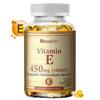Bcuelov Vitamina E 450mg 1000IU Capsule Morbide, dl-Alfa Tocoferile, 120 Capsule