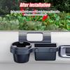 Car door storage box with cup holder auto side door Pocket Organizer car Window Storage Barrel Pocket Hanging Storage Rack