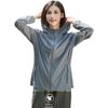 Women's Summer UV-Blocking Ice Silk Jacket - Breathable Plus Size Sun Protection for Running