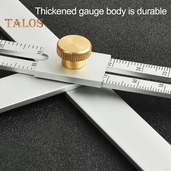 Diagonales Quadratlineal, Eckwinkelsucher, hochpräziser, benutzerfreundlicher, tragbarer Gehrungssägen-Kegelmesser, Lineal für die Holzbearbeitung