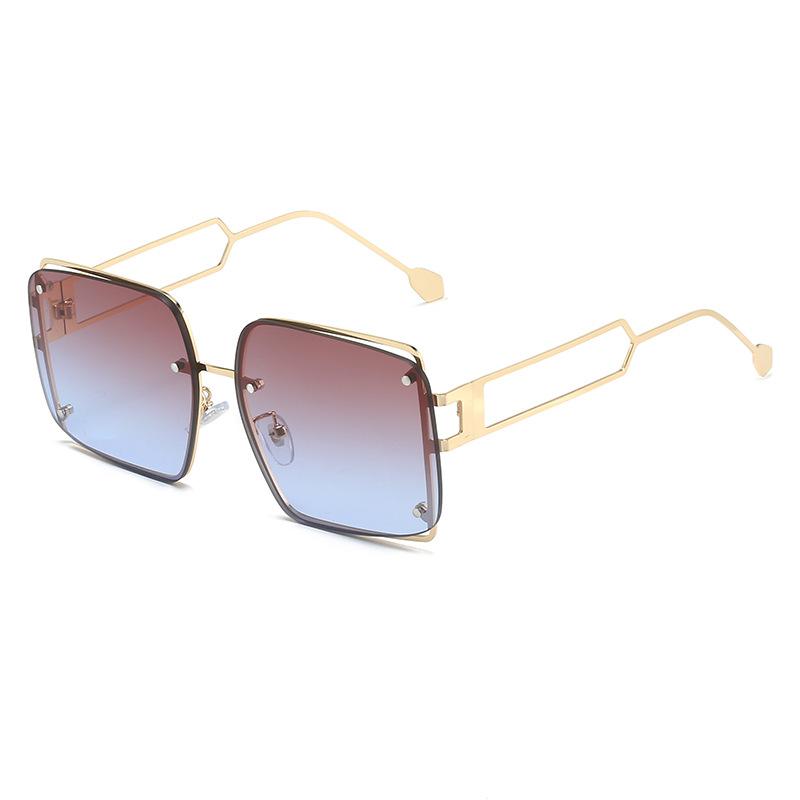 Box Sunglasses, Personalized Metal Rimless Sunglasses Sunglasses