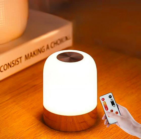 670nm Punase Valguse Lamp - USB-laetav, Puutetundlik Reguleeritav Valgus, Magamiseks, Joogaks ja Lõõgastumiseks