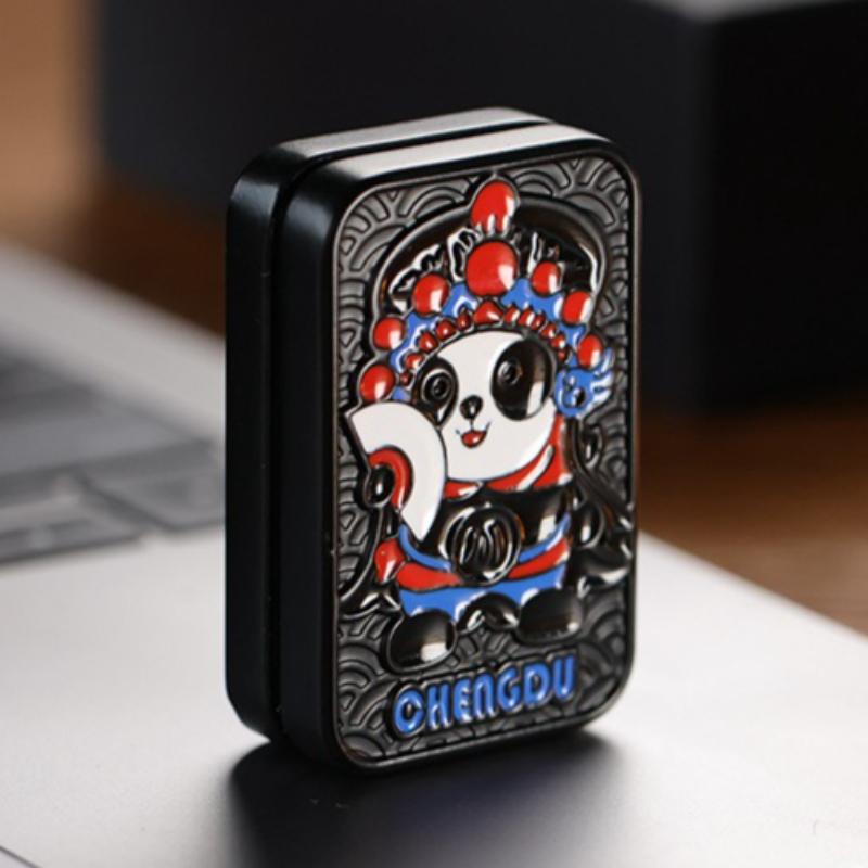 

Fidgeting Magnetic Push Card Infinite Position Mechanical Slider Pushing Plate Coin Metal Tactile Stress Ease Plaything Anti Anxiety