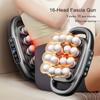 Massager Gun Set Deep Tissue Body Fitness Muscle Electric Relax Massager for Back Shoulders Legs Foot 16 Heads