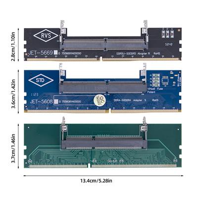 Laptop To Desktop Memory Adapter SO-DIMM To PC DIMM Card DDR3 DDR4 DDR5 Connector Card