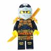 Ninja Warrior Superhero Doll With Weapon Single Building Block Assembly Toy