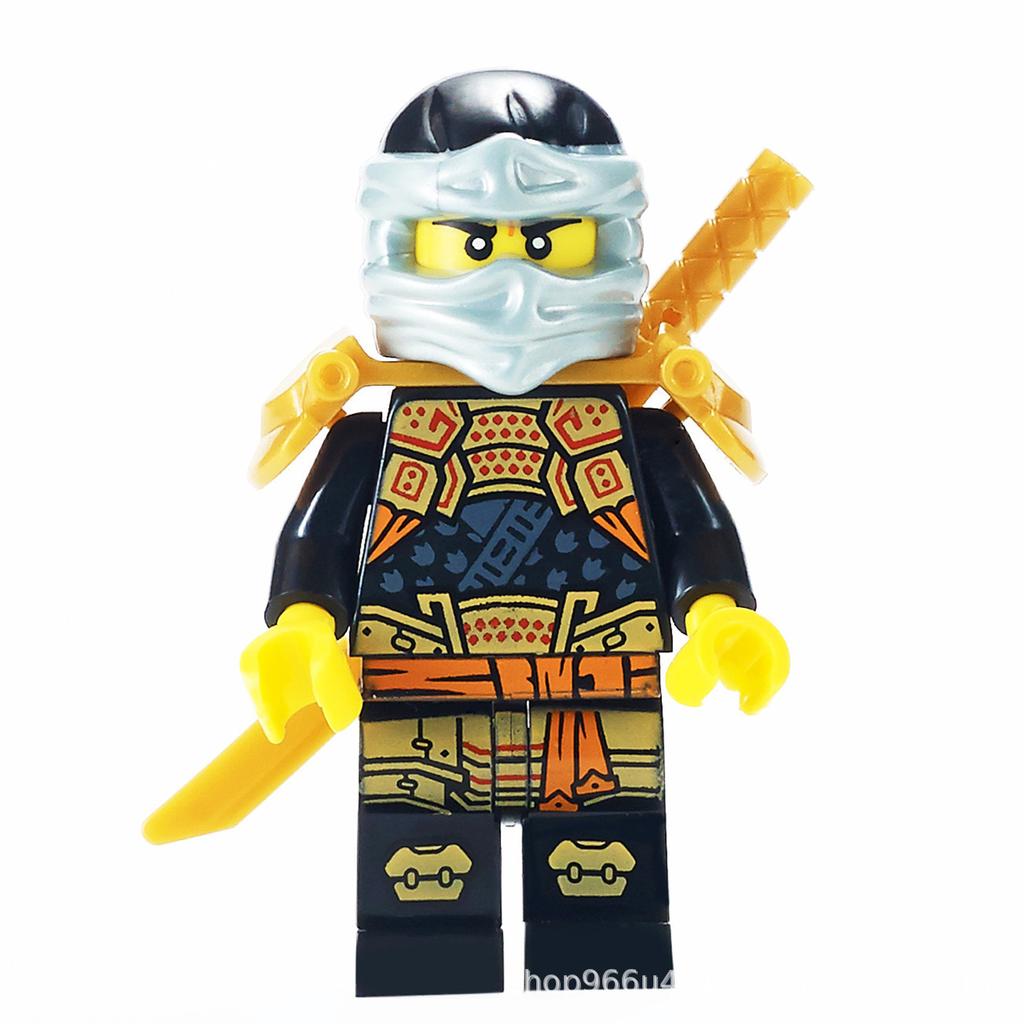 Ninja Warrior Superhero Doll With Weapon Single Building Block Assembly Toy