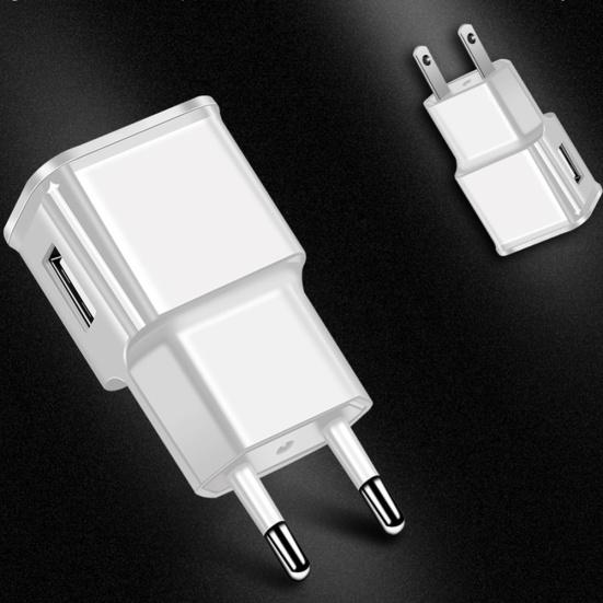 Travel Portable EU/US Plug 5V Single USB Phone Charger Power Adapter for Android