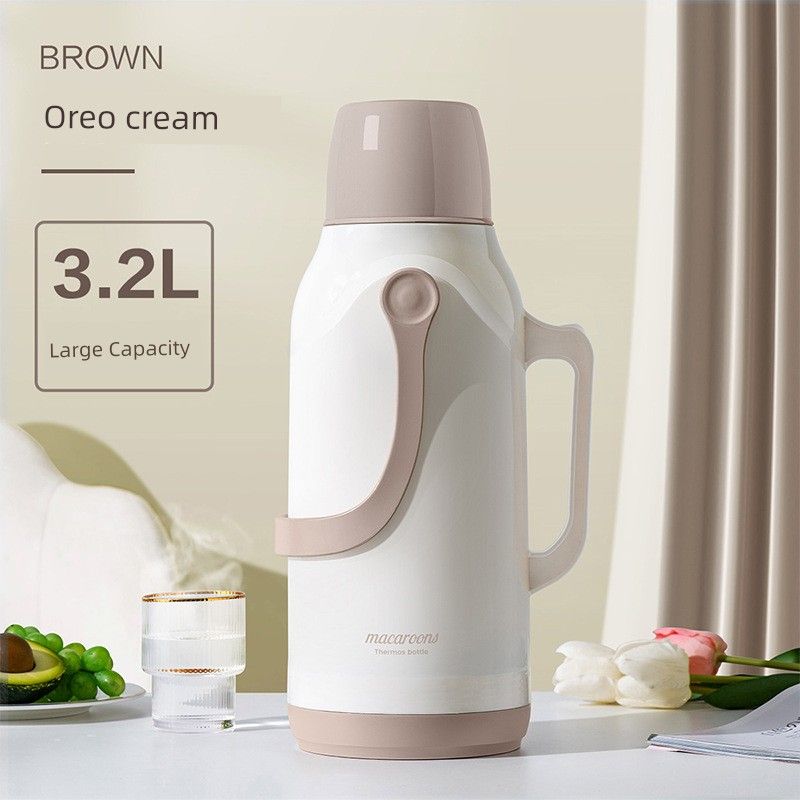 German Import Large Capacity Thermos Cup For Home Stainless Steel Thermos 2L Portable Baby out Kettle New Arrival
