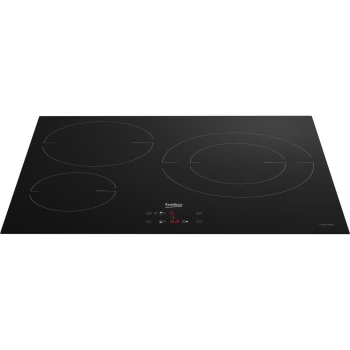 Table À Induction BEKO HII63405MT - 3 Plaques De Cuisson - Noir