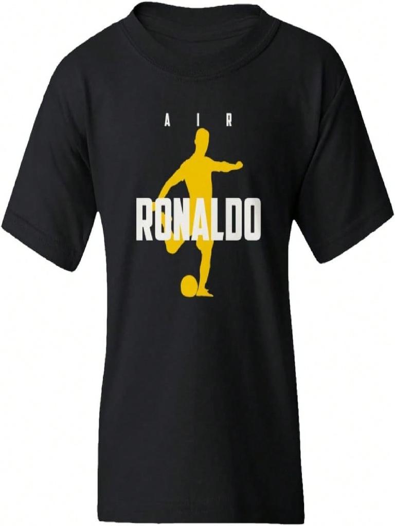 T-shirt Unisex Giovanile Air Ronaldo 7 Al NASSR Calcio Siuuu Esultanza Gol