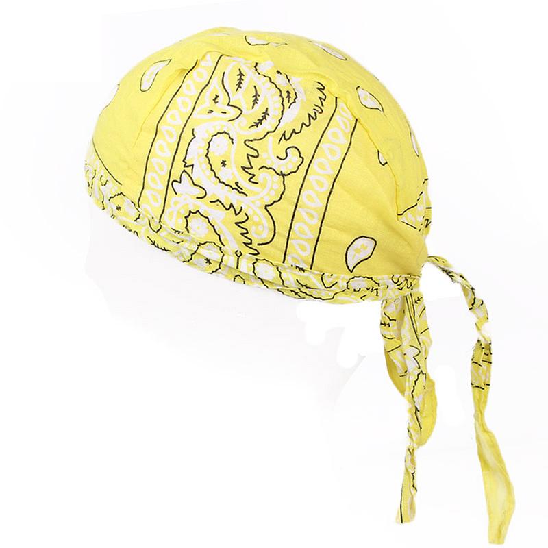 Baumwolle Radfahren Pirate Bandana Männer Frauen Headwraps Fahrrad Stirnband Kopftuch Schweiß Wicking Beanie Hip-Hop Turban Kopf Schal