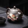 2025 Hand-made Color Changing Purple Clay Teapot Set Household Chinese Dragon Phoenix Tea Pot Kitchen Drinkware KungFu Teapot