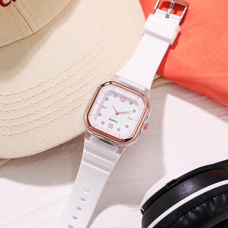 Fashion Women Quartz Watches Casual Silicone Strap Sports Watches