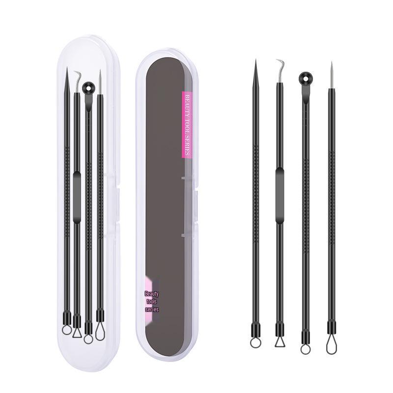 Stainless Steel Blackhead Remover Tool - Needle & Clip for Acne and Makeup.