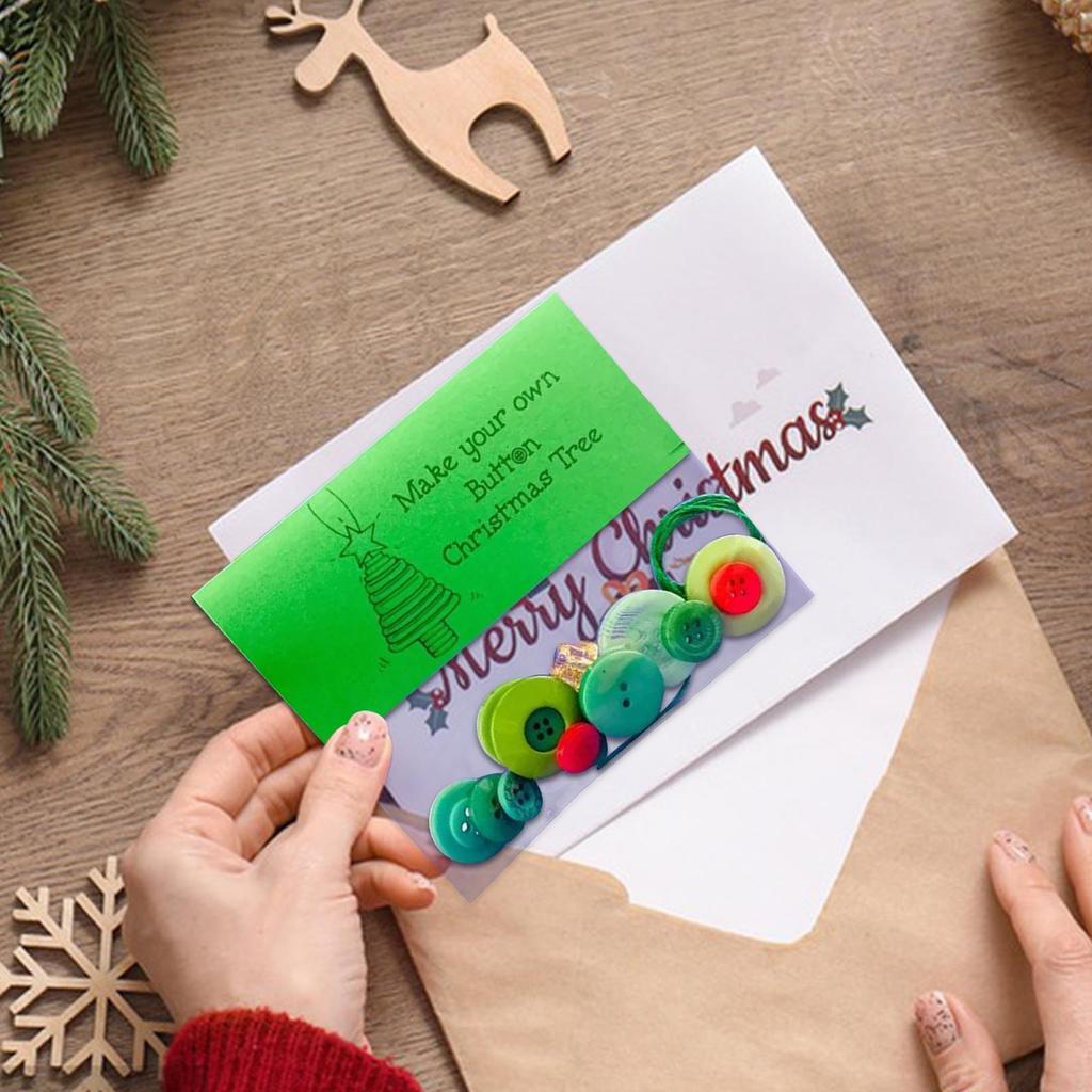 Zestaw do samodzielnego wykonania ozdoby bałwana Świąteczne dekoracje świąteczne Ręcznie robiony bałwan z guzików Zestaw do rękodzieła Ozdoba na choinkę Prezent świąteczny