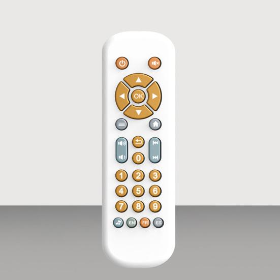 Baby Teething Toy Soft Button TV Remote Control Food Grade Silicone