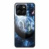 Glass Back Cover For Honor X8c Case X 8 c Soft Bumper Hard Tempered Glass Case For Honor X8c 4G Case HonorX8c X8 c X 8c 6.7" Bag
