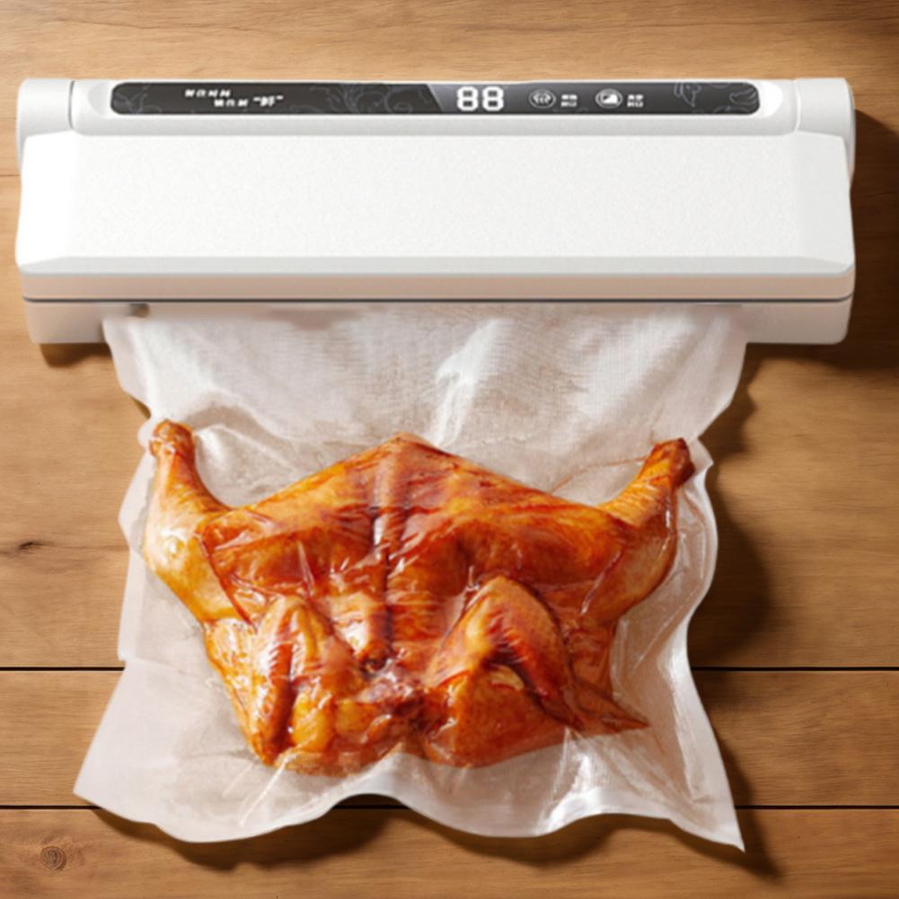 Food Vacuum Sealer Automatic Vacuum Sealer One Click Intelligent Operation with 20 Bags Strong Suction Power for Food Storage