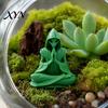 Zen Alien Decor 3D Printed Meditation Statue, Desk Ornament, Unique Desktop Embellishment Cute Extraterrestrial Figurine for Home Office, Sci Fi Gift