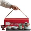 Palace Museum Five Famous Kilns Tea Cup Gift Set for Elders, Clients, Teachers, Dad's Birthday, New Year