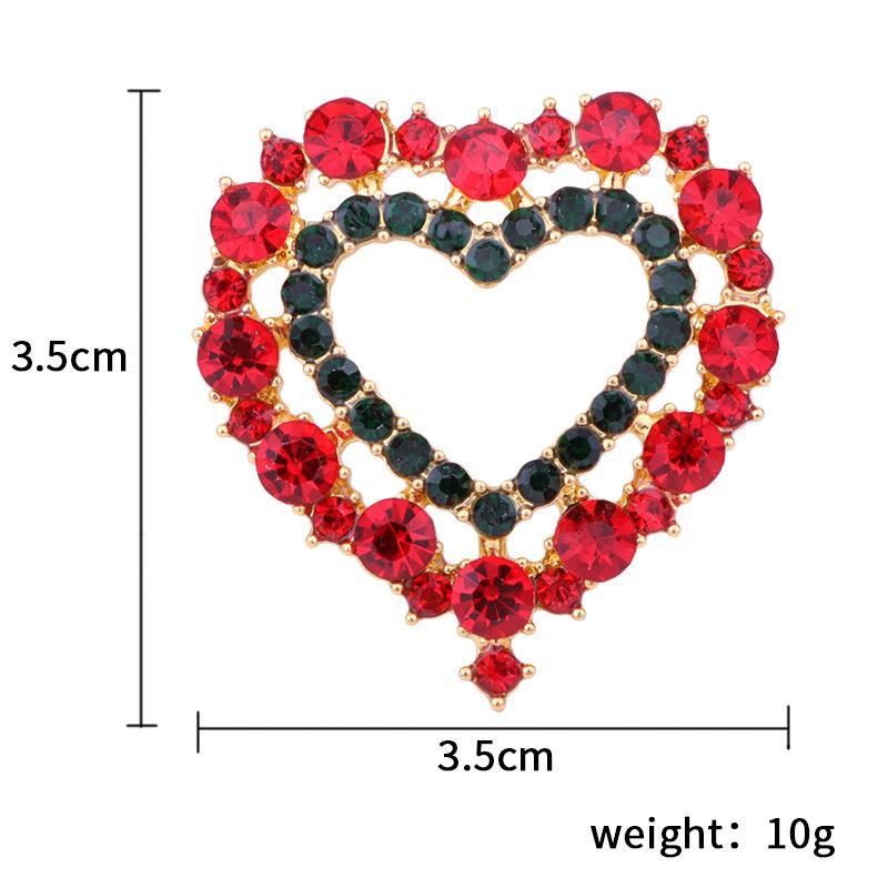 Weihnachtsbroschen Set Baum Weihnachtsmann Schneemann Schlittenglocke Stiefel Anstecknadel für Weihnachts-Pullover Dekoration Körperaccessoires