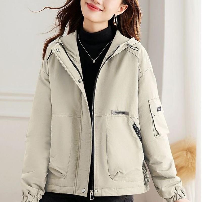 Womens Short Padded Cotton Jacket 2026 Fall Winter Warm Fleece Lined Parka Petite Ladies