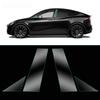 4 Stück Für Tesla Model 3 Automobil Schutzfolie B-Säule Model Y Kratzfest Auto TPU A-Säule Folie Nachrüstzubehör
