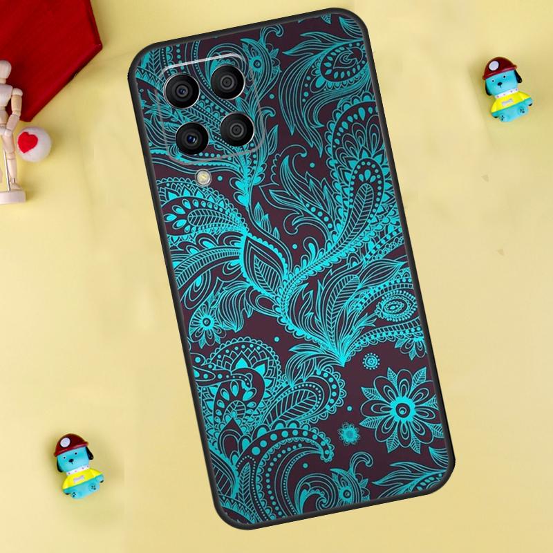 Paisley Pattern Case For Samsung Galaxy M13 M33 M53 M14 M12 M15 M06 M16 M36 M56 M31 M32 M52 M35 M55 M34 M54