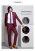 Korean Style Slim Fit Men's Professional Wedding Suit Set