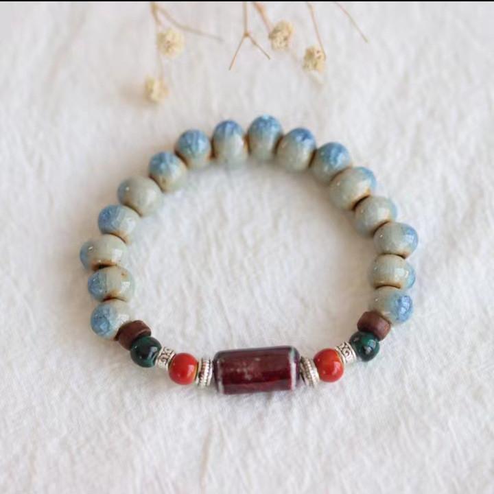 Ceramic Elegant Handcrafted Beaded Bracelet Fashionable And Unique Accessory