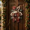 Weihnachtsbaumschmuck Bastelset Patchwork Schleife DIY Nähset, 3D Handgemachter Dekorativer Schmuck, Vorgeschnittener Heimdeko-Stoff Und Schritt-für-Schritt-Anleitung Bastelset