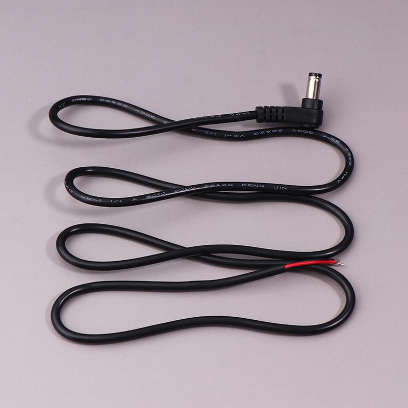 5,5 x 2,1 mm/2,5 mm rechtwinkliges DC-Stromkabel DC-Stecker Stromanschluss Steckeranschluss Verlängerungsleitung