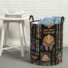 Laundry Collector Egyptian Hieroglyphs And Deities Foldable Laundry Basket Home Organizer Children Washing Basket Home Organizer