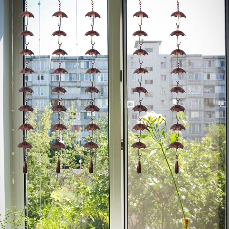  Rain Chain Rain Catchers for Outdoor Decorations, Beautiful Hangings Pendants