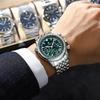 Top-Marke POEDAGAR 960 Luxus-Uhr für Herren Sport Quarz Edelstahluhren Leuchtendes Chronographen-Herren-Wasserdichte Uhr