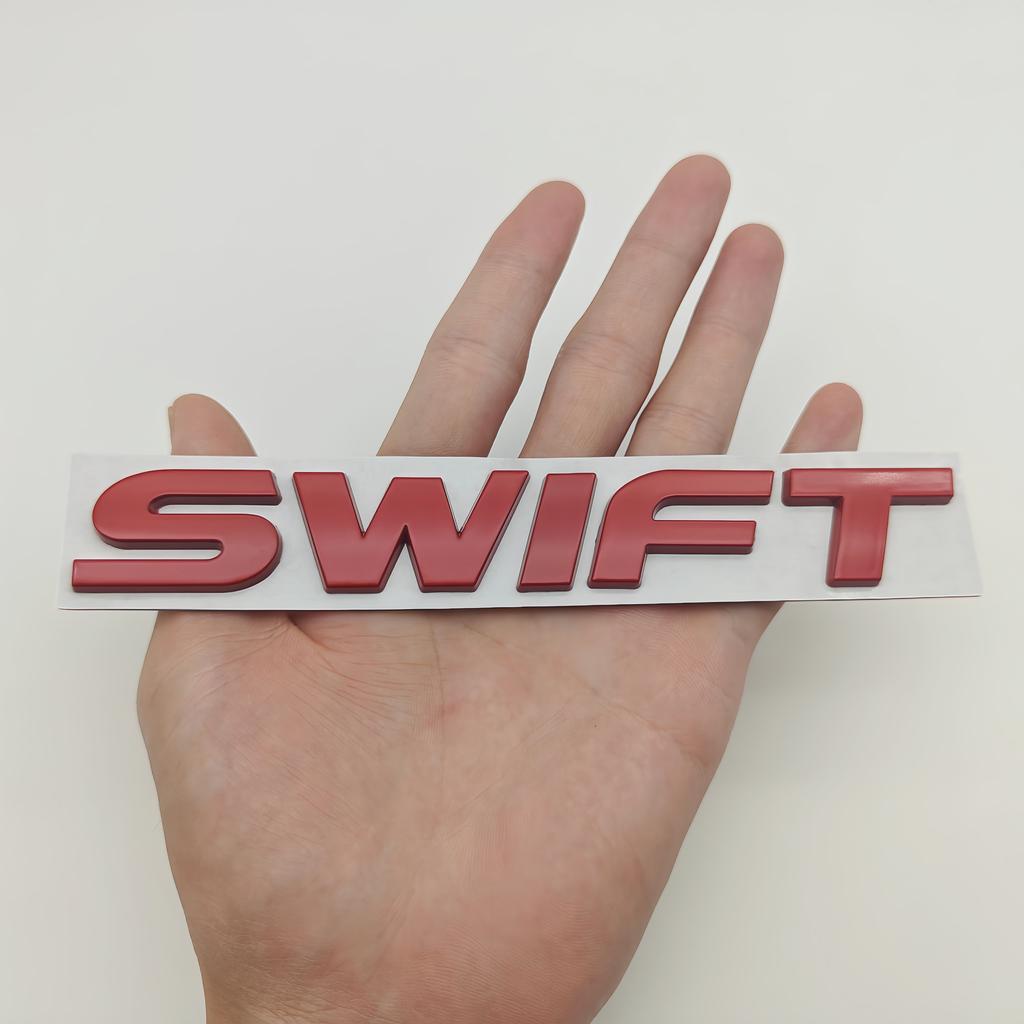 1pc 3d Metal  Swift Badge Sticker Car Rear Trunk Logo Emblem Decal for Swift