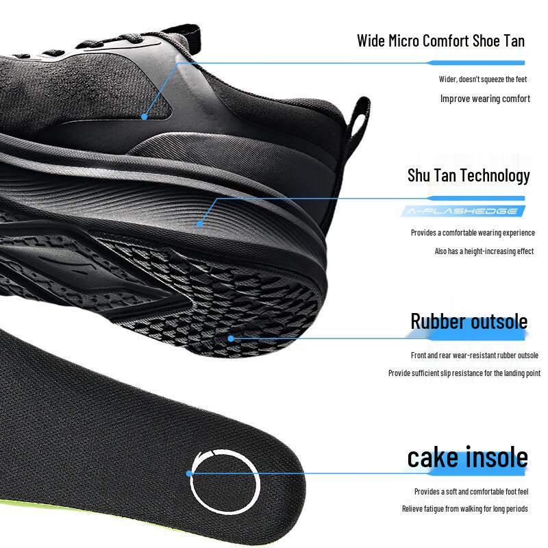 Anta Shenxing Lightweight Running and Commuting Shoes 44 (Men s 10)