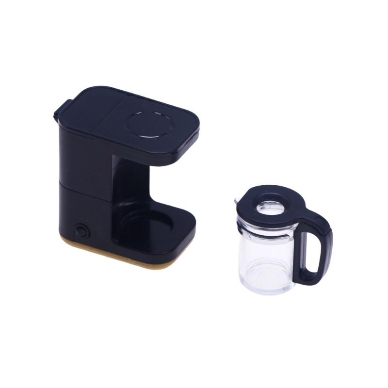 

Model Coffee Maker Dollhouses Kitchen 1:12 Scale Realistic Cookware Coffee Maker Model for Kitchen Creative Fun 1